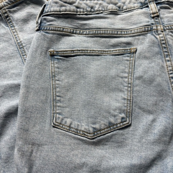Universal Thread Jeans High Rise Slim Straight Front Seams Light Sz 14 Y2K Pants - Picture 13 of 14